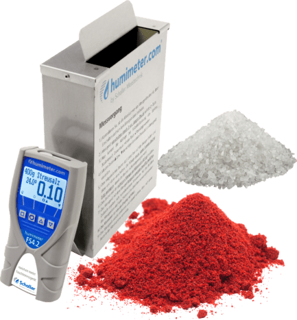 humimeter FS4.2 Medidor de umidade de material para grânulos, sal de estrada, sal de mesa e sal marinho