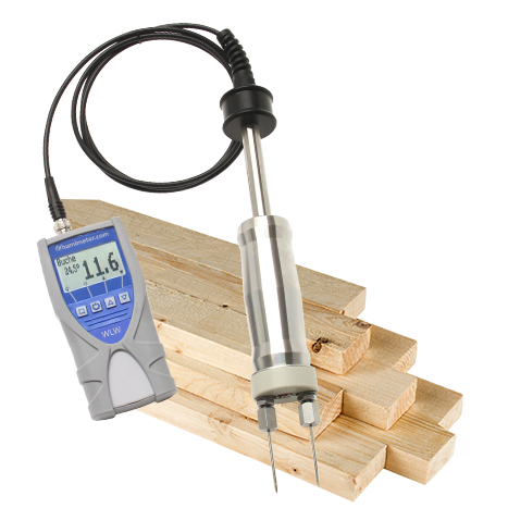 Humidimètre numérique 3-en-1 pour bois de chauffage, analyseur de teneur en  eau pour bois