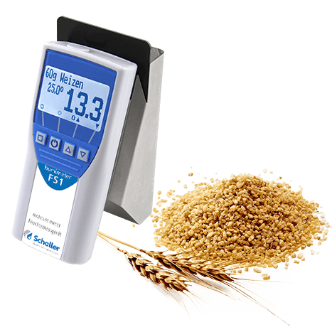 Agricultural moisture analyser for grain