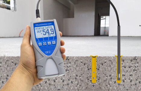 humimeter GF2 - Medidor de umidade para edifícios e betonilhas