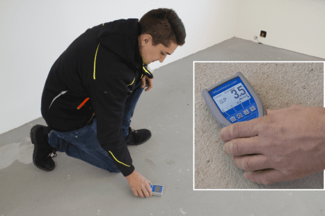 humimeter GF2 set for floor layers