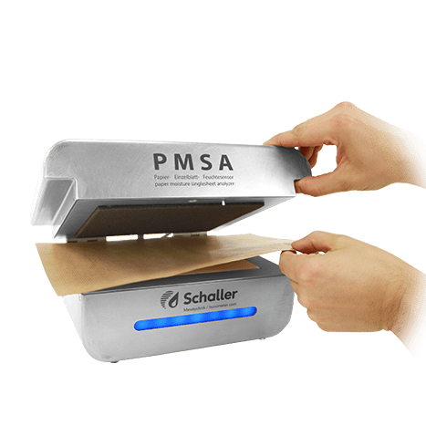 PMSA paper cut sheet moisture sensor