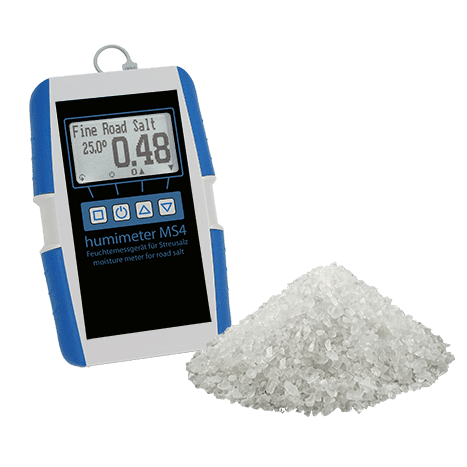 humimeter MS4 road salt moisture meter