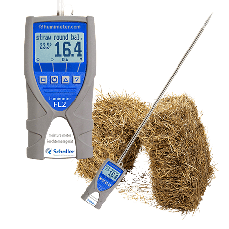 humimeter FL2 Medidor de humedad de heno y paja