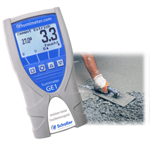 humimeter Medidor de umidade de betonilha e concreto GE1