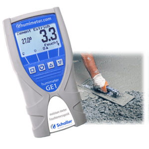 humimeter GE1 screed and concrete moisture meter