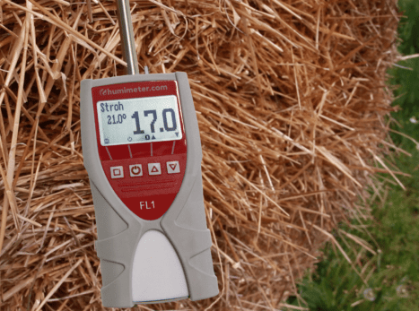 humimeter FL1 Medidor de humedad de heno y paja