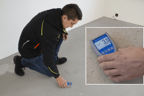 humimeter GE1 screed and concrete moisture meter
