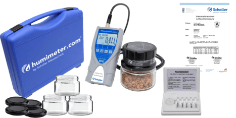 humimeter RH2 dispositivo de medición del valor aw