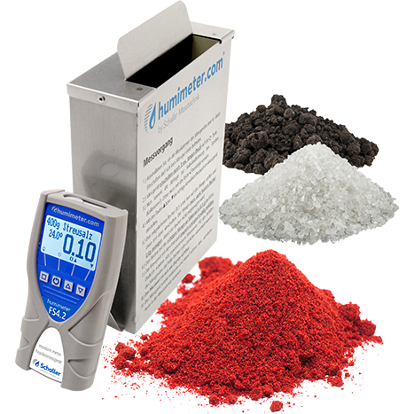 humimeter FS4.2 Materialfeuchtemessgerät für Granulate, Klärschlammgranulat, Streusalz und Speisesalz